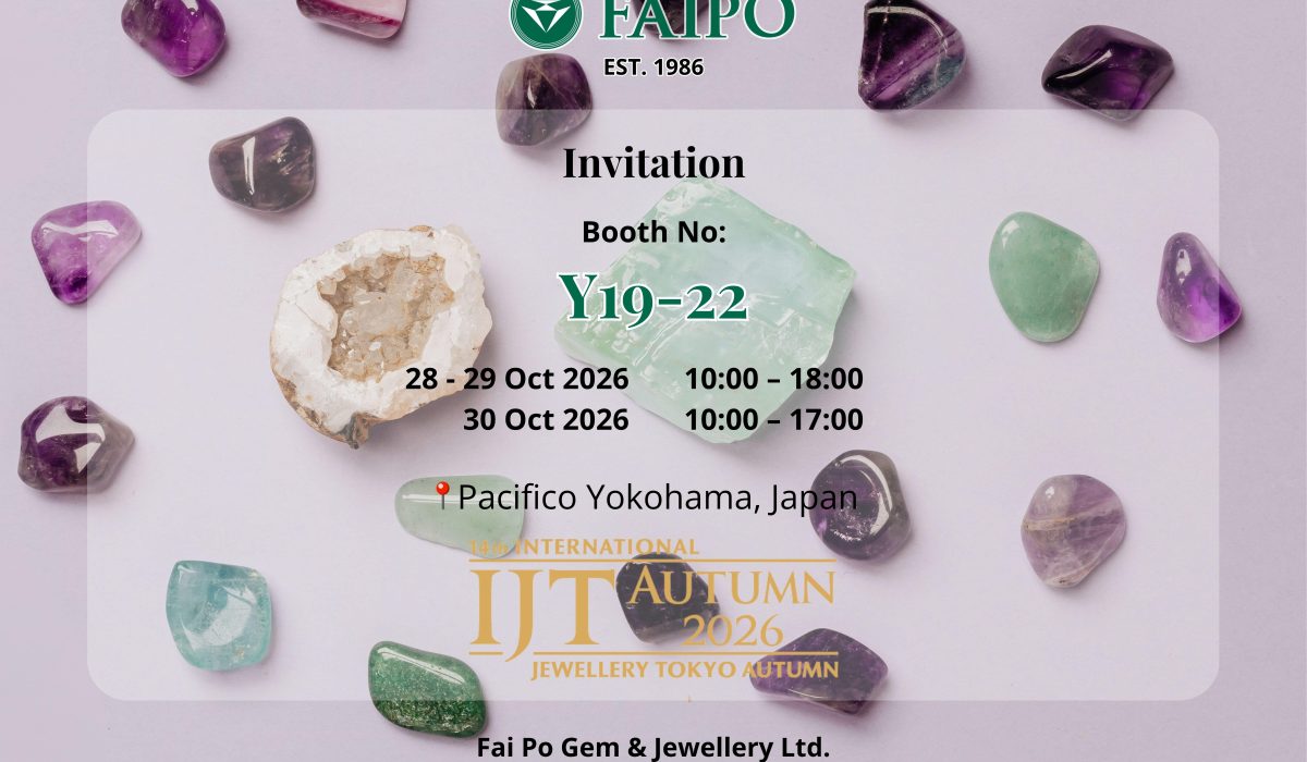 14th INTERNATIONAL JEWELLERY TOKYO AUTUMN 2026